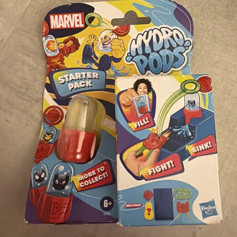Marvel Hydro Pods Starter Pack Water Action Figure Toy NEW!